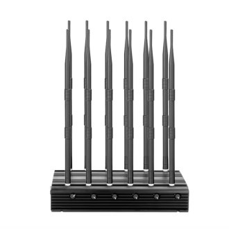 12-antenna jammer Wi-Fi, GPS, 3G, 5G, UHF/RC, VHF/LOJACK, 4G, DCS, GSM