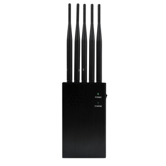 5 Antenna PROFI portable jammer for GSM/DCS/4G/3G/GPS/GLONASS/WIFI signals