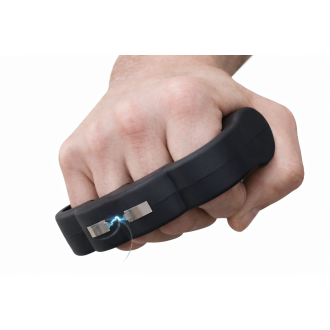 Boxer-shaped stun gun with flashlight 008