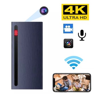 Wi-Fi 4K HD camera in powerbank with night vision and motion detection