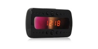 Spy alarm clock with Full HD 1080P camera, motion detection and night vision