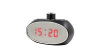 Wi-Fi Full HD camera in alarm clock with motion detection,night vision and 330° view angle