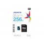 256 GB Micro SD memory card ADATA + DS Adapter , Class 10